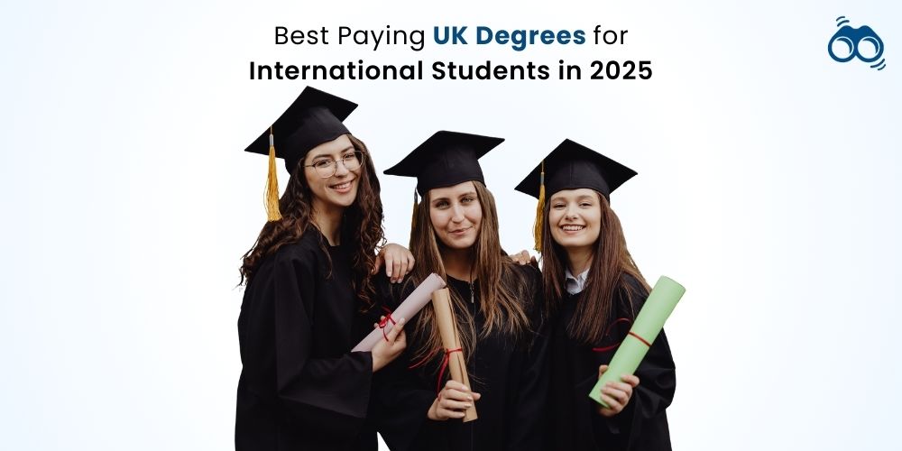 International students in the UK pursuing top-paying degrees with PR and job opportunities.