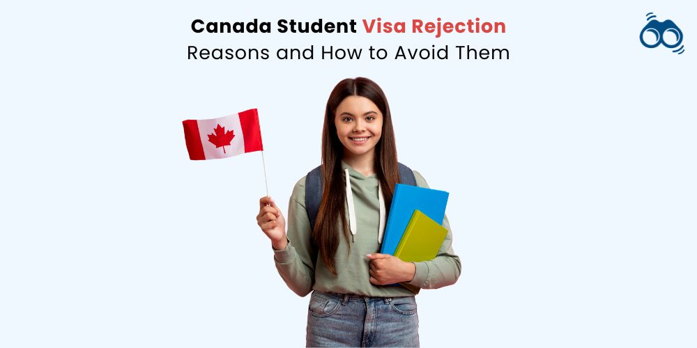 Student preparing Canada study visa documents to avoid rejection in 2025.