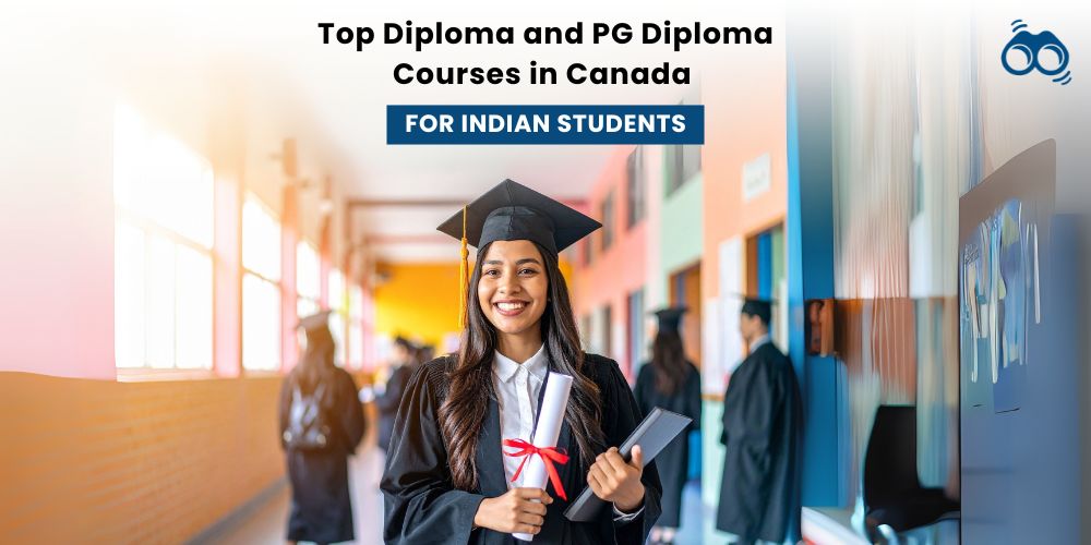 Indian students studying at a Canadian college