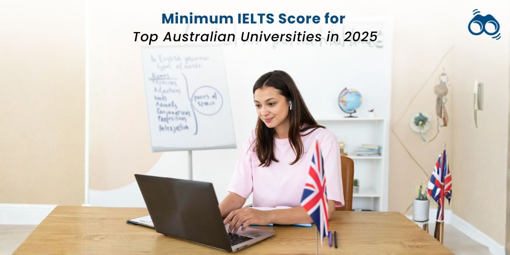 Student preparing for IELTS for Australian universities