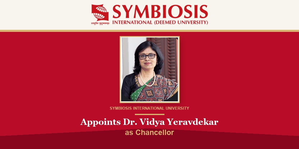 Symbiosis International University Appoints Dr. Vidya Yeravdekar as Chancellor