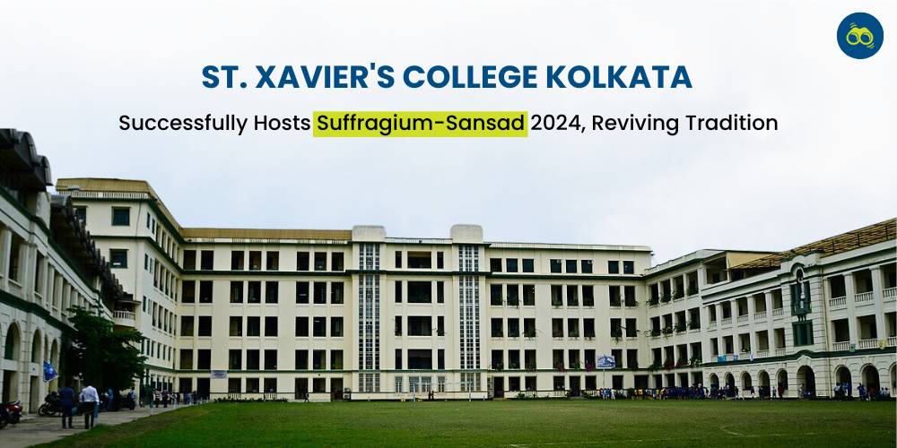 St. Xavier's College Kolkata Successfully Hosts Suffragium-Sansad 2024, Reviving Tradition banner