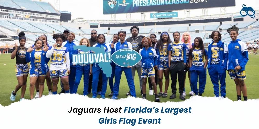 Bradford High Junior Praises Jaguars Girls Flag Preseason Classic Experience banner