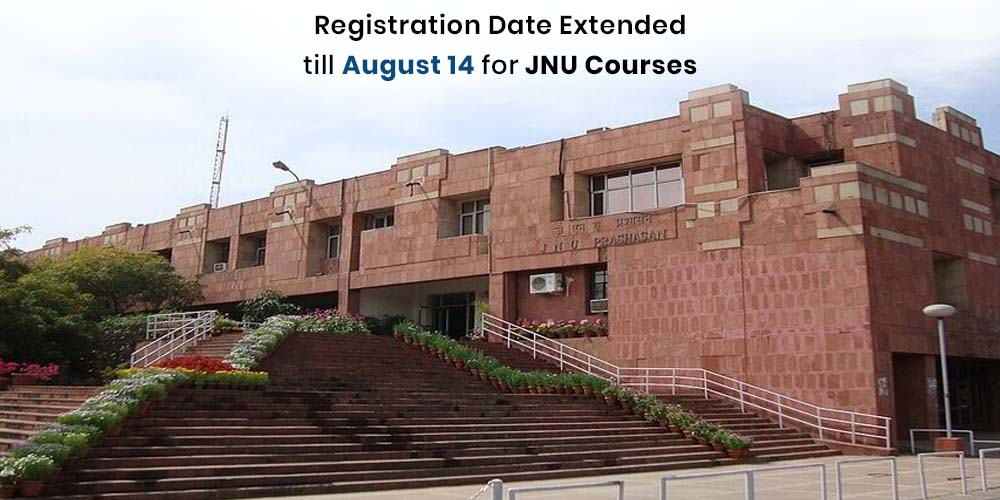 Registration Date Extended till August 14, Apply for JNU Courses Now! banner