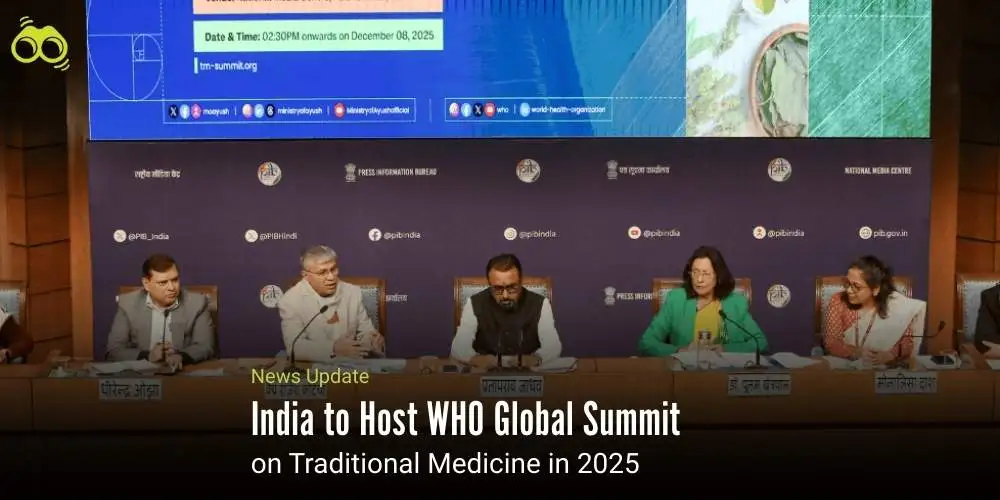 WHO Traditional Medicine Global Library to Launch at New Delhi Summit