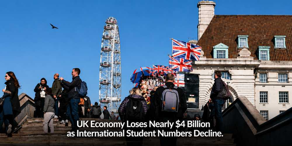 UK Economy Loses Nearly $4 Billion as International Student Numbers Decline, Report Reveals