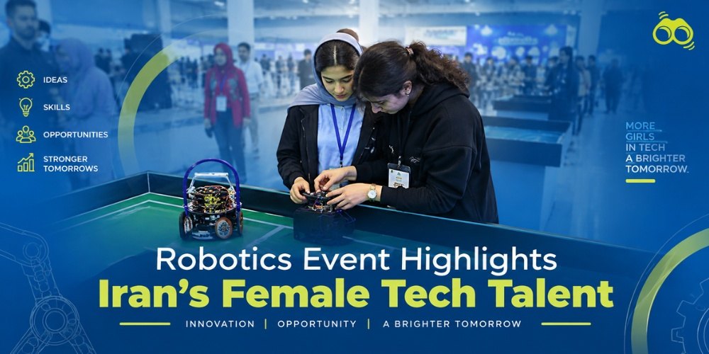 Iranian Girls Showcase Robotics Ambitions at Tehran Competition