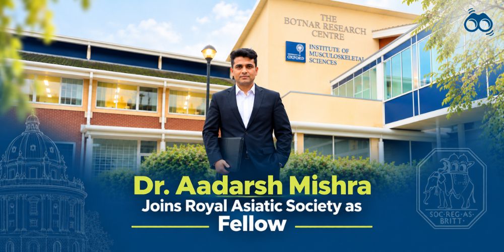 Cardiff and Oxford Academic Dr Aadarsh Mishra Elected Fellow of Royal Asiatic Society