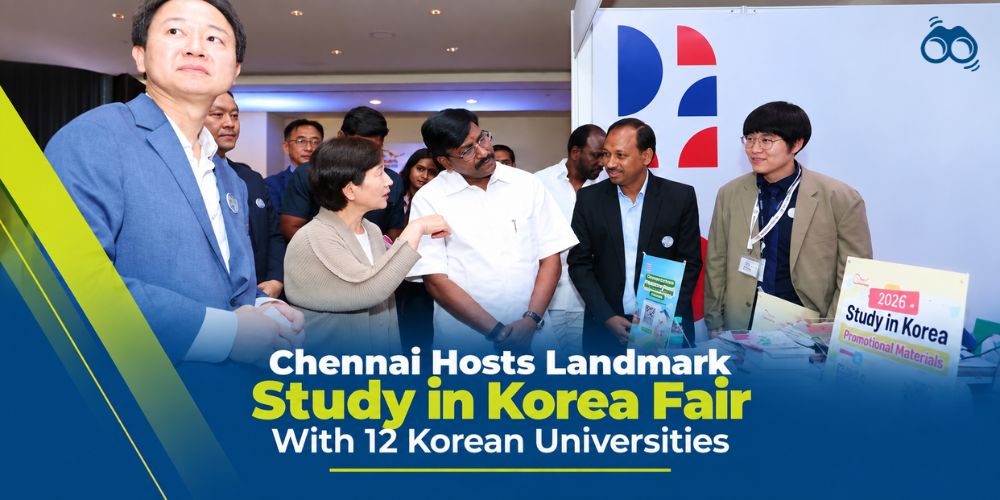 First Study in Korea Education Fair in Chennai Brings 1,000 Students Together With 12 Korean Universities