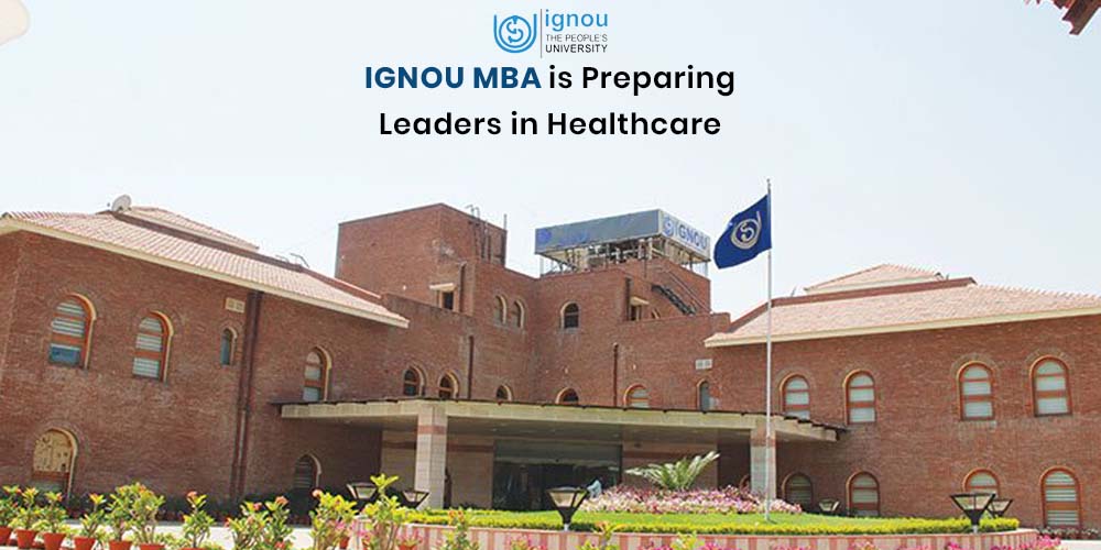 Turning the Future of Healthcare by MBA program of IGNOU banner